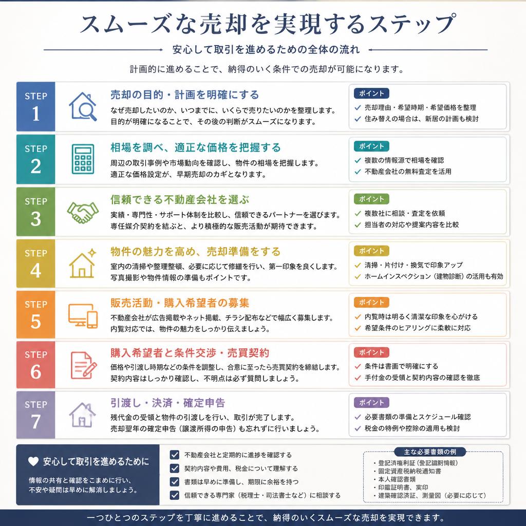 不動産売却の流れ