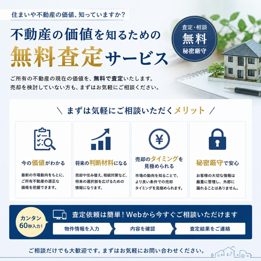 無料査定のご案内