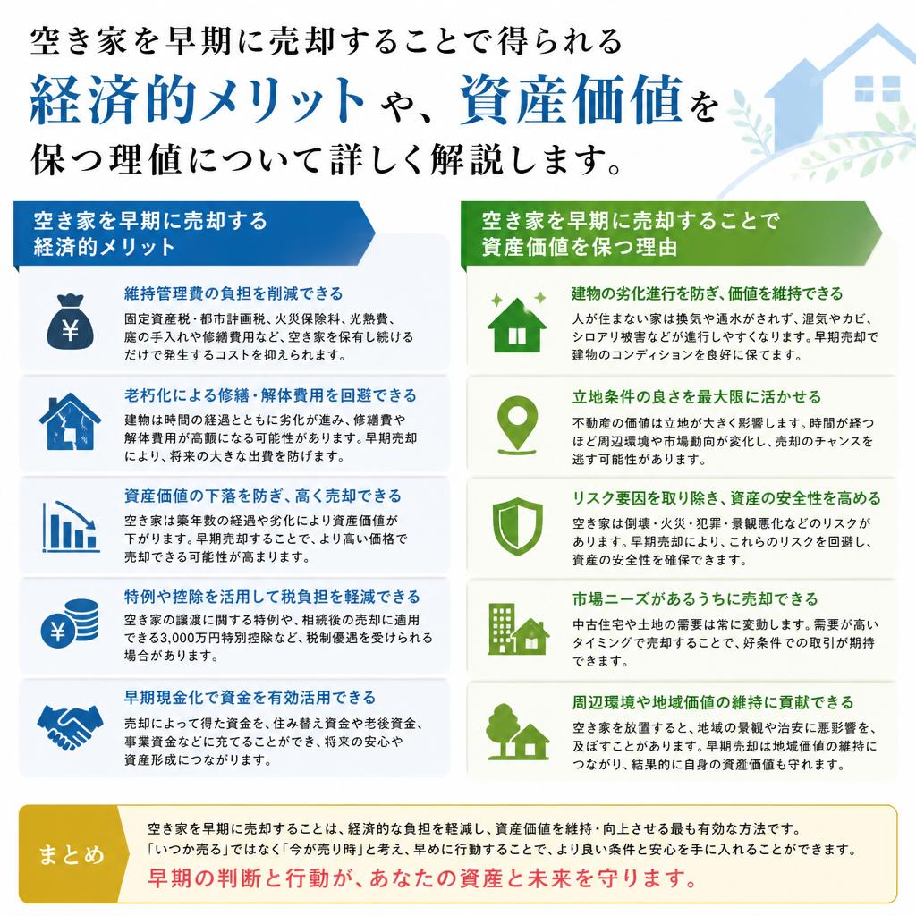 早期売却のメリットとは