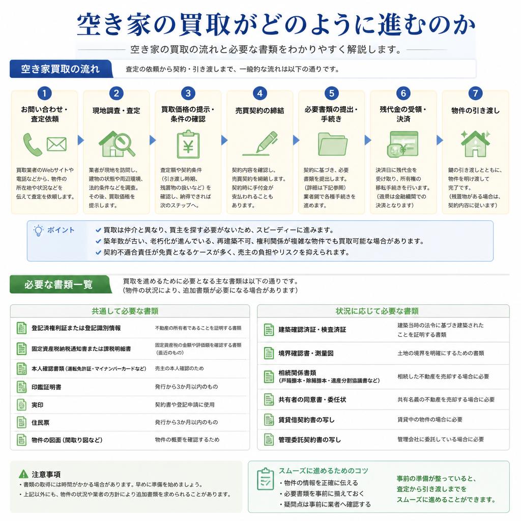 買取の流れと必要書類