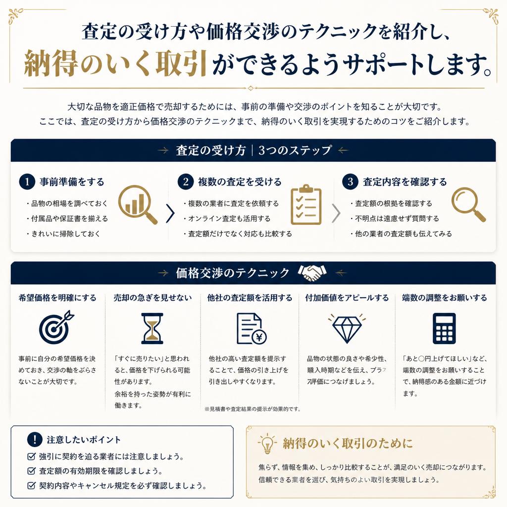 査定と価格交渉のポイント