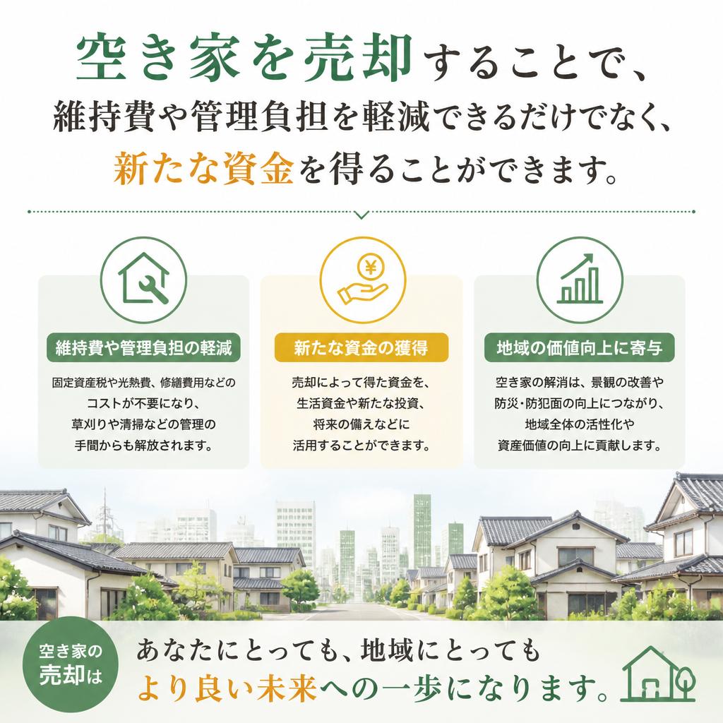 空き家売却のメリット