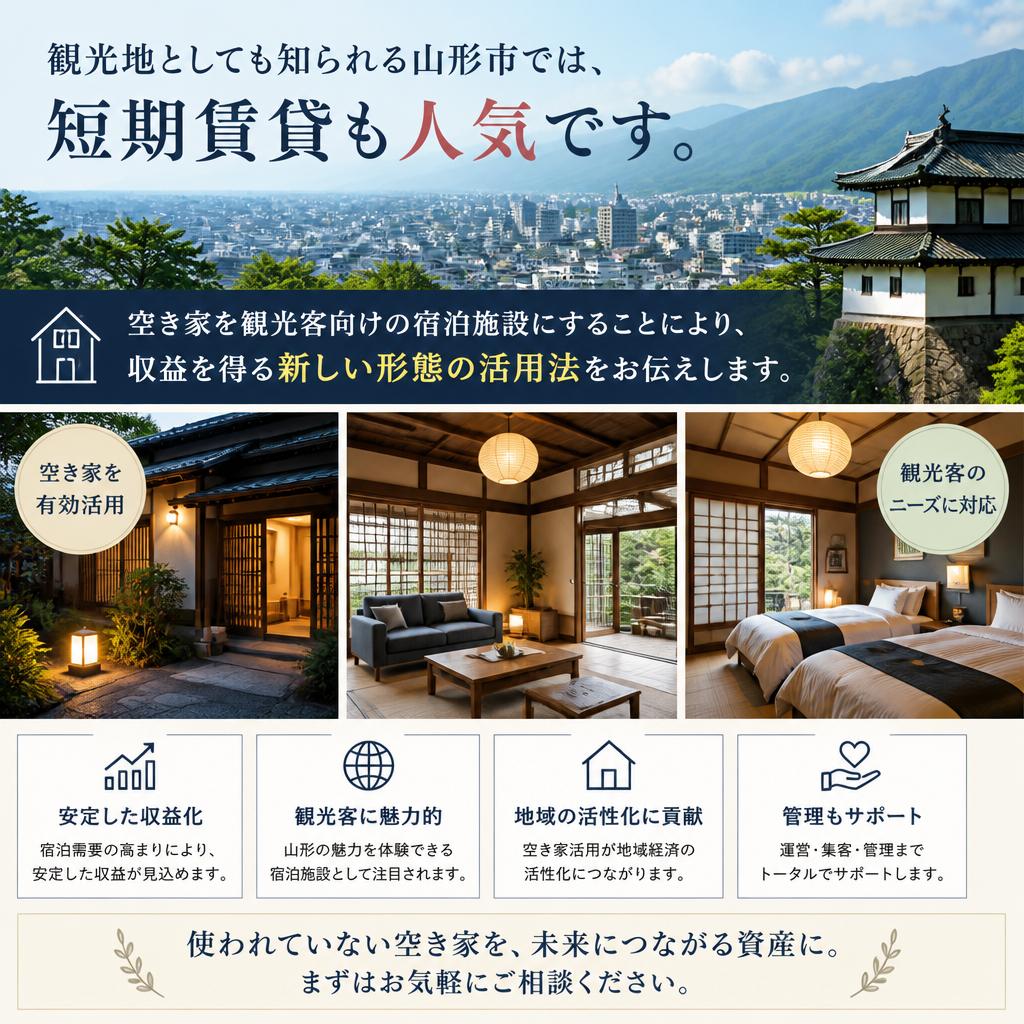 アイデア3: 短期賃貸による収益化