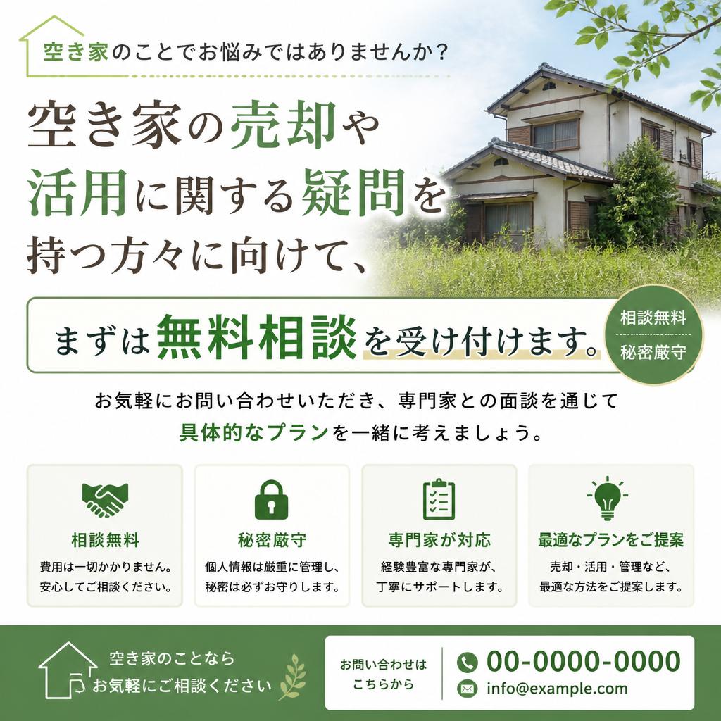 まずは無料相談を！