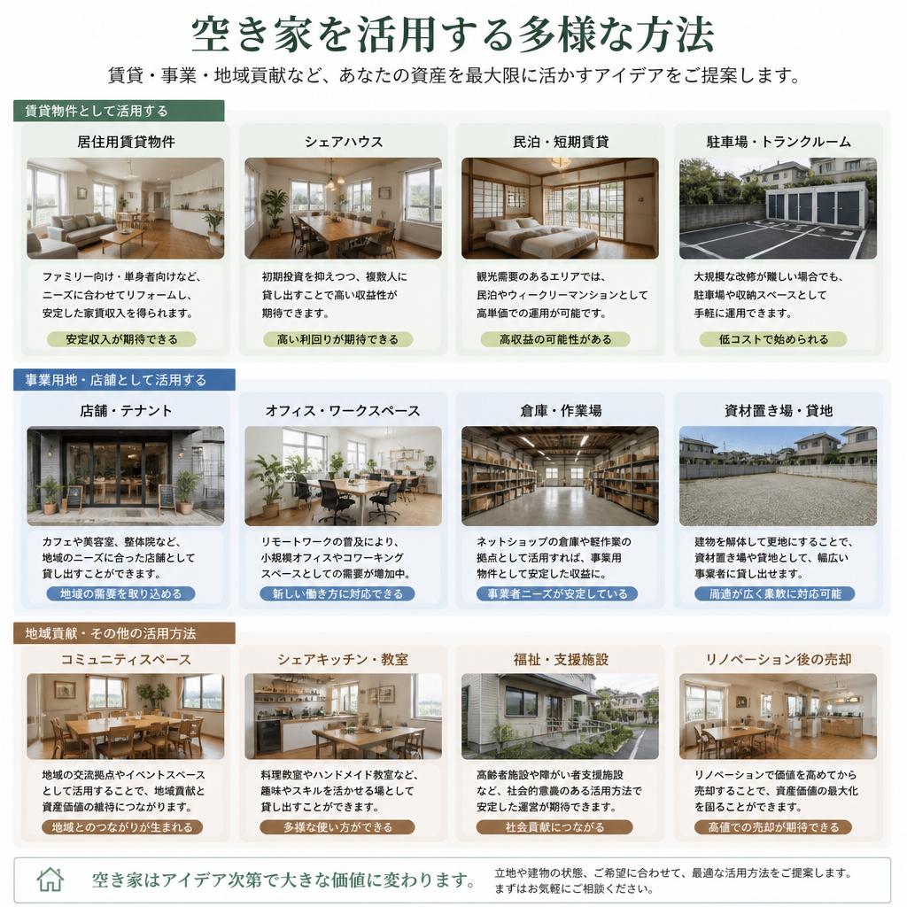 土地活用の選択肢を広げる