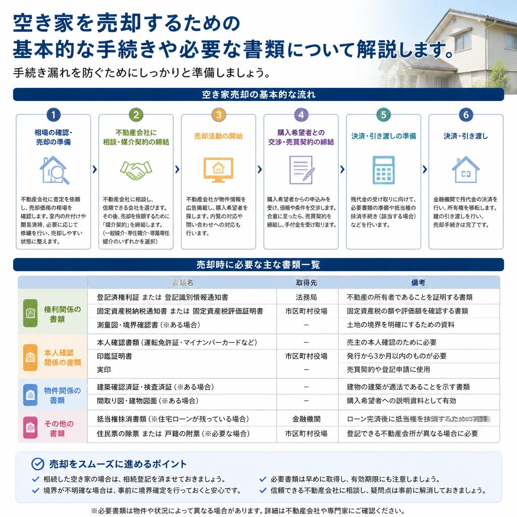 売却手続きの流れを知る