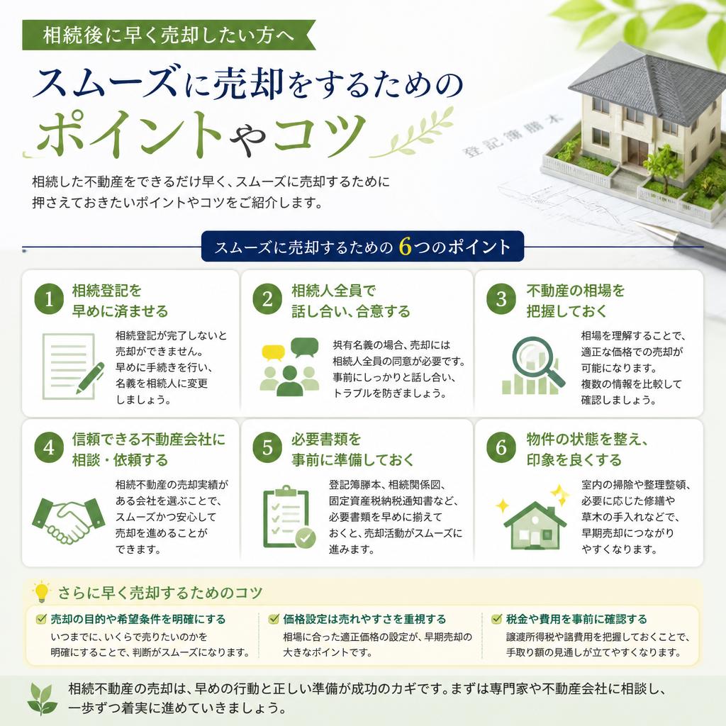 早期売却を実現するためのポイント