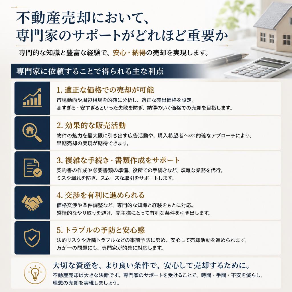 専門家のサポートが必要な理由
