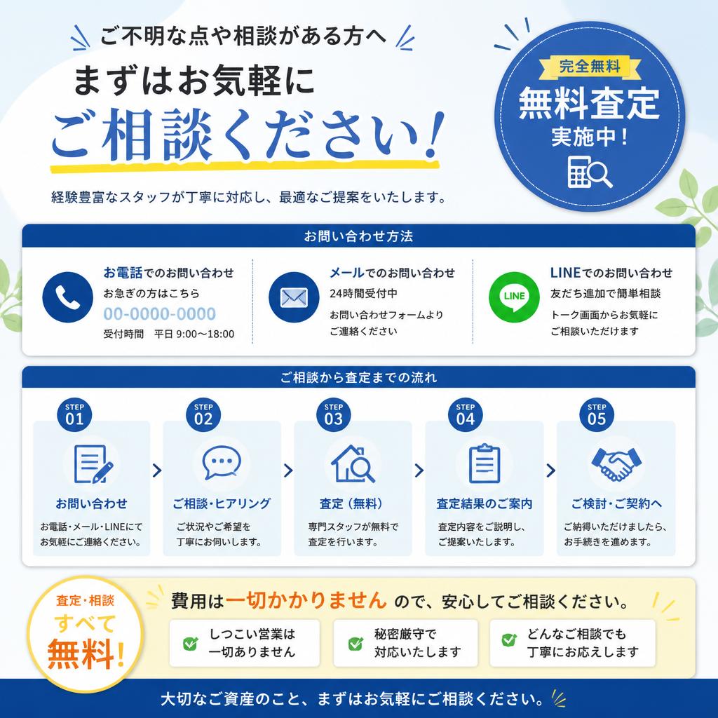まずは気軽に相談してみましょう！