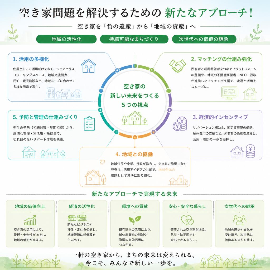 空き家問題を解決するための新たなアプローチ！