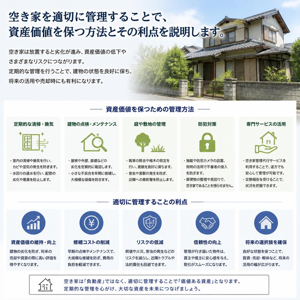空き家管理の重要性