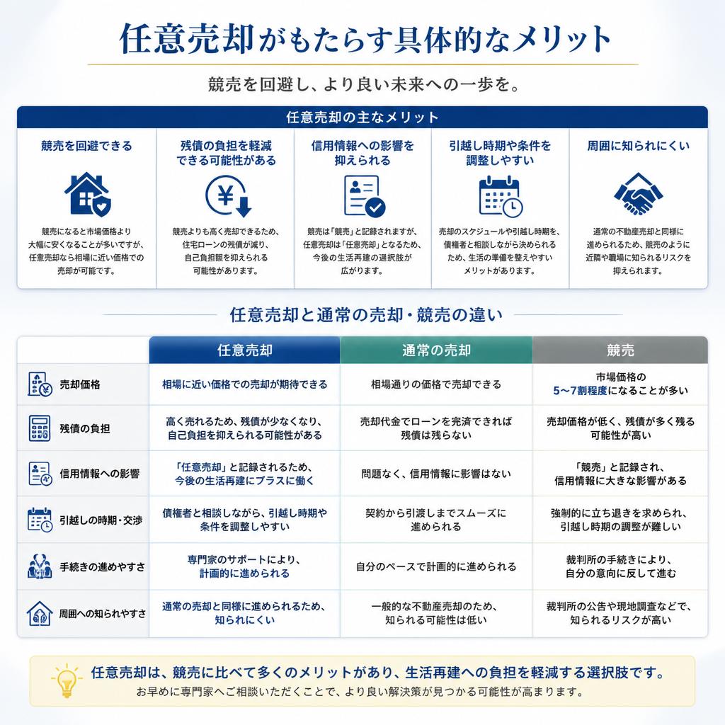 任意売却のメリットとは？