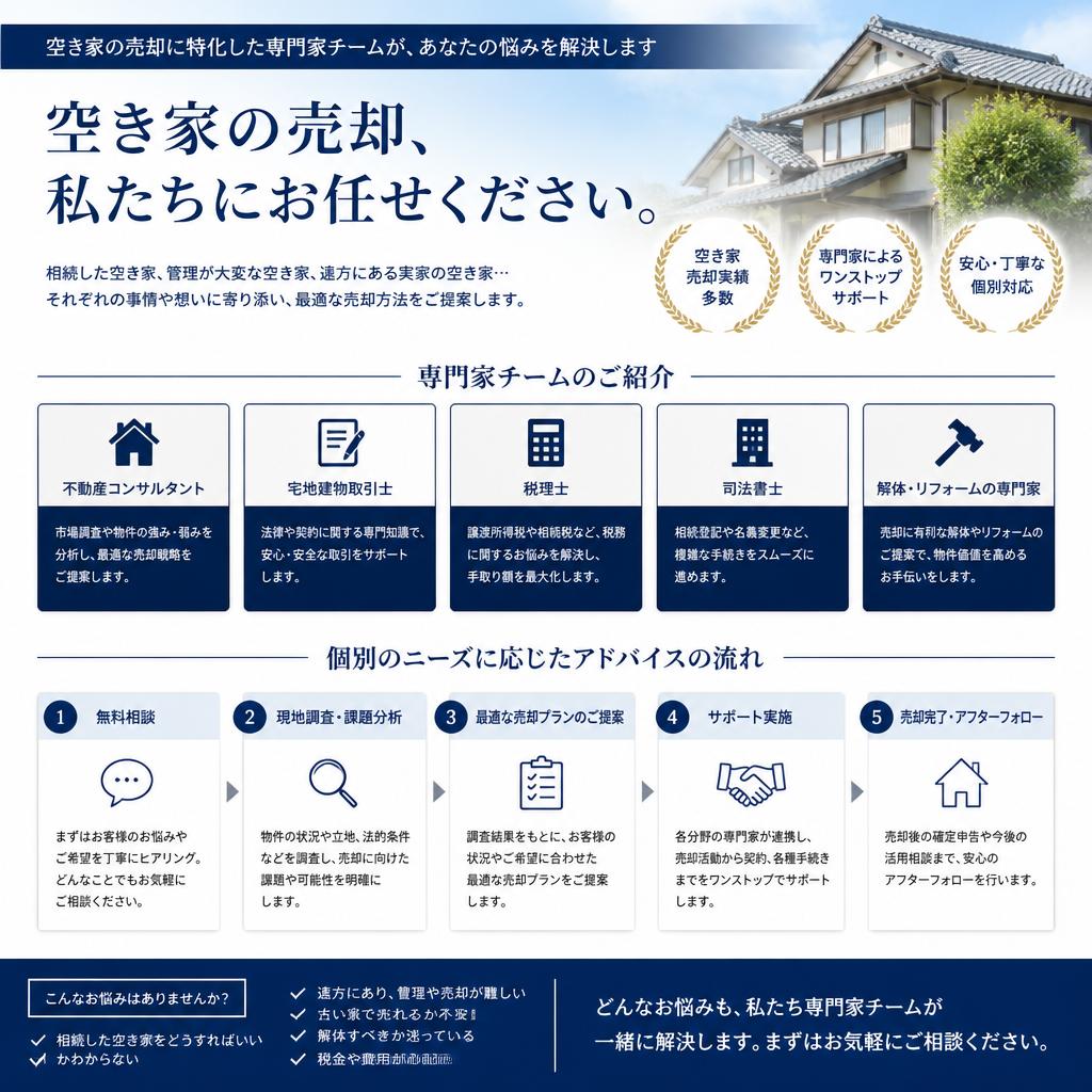 専門家からの的確なアドバイス