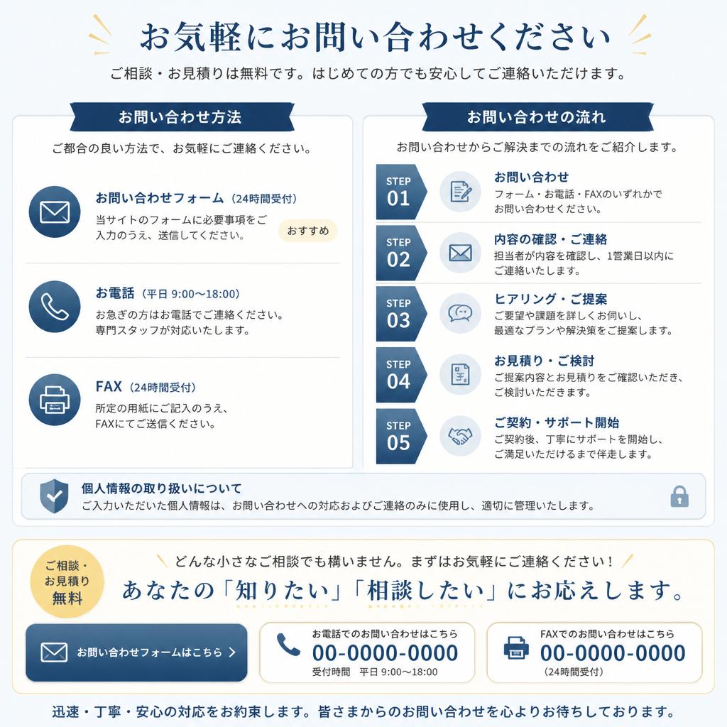 今すぐご相談を！