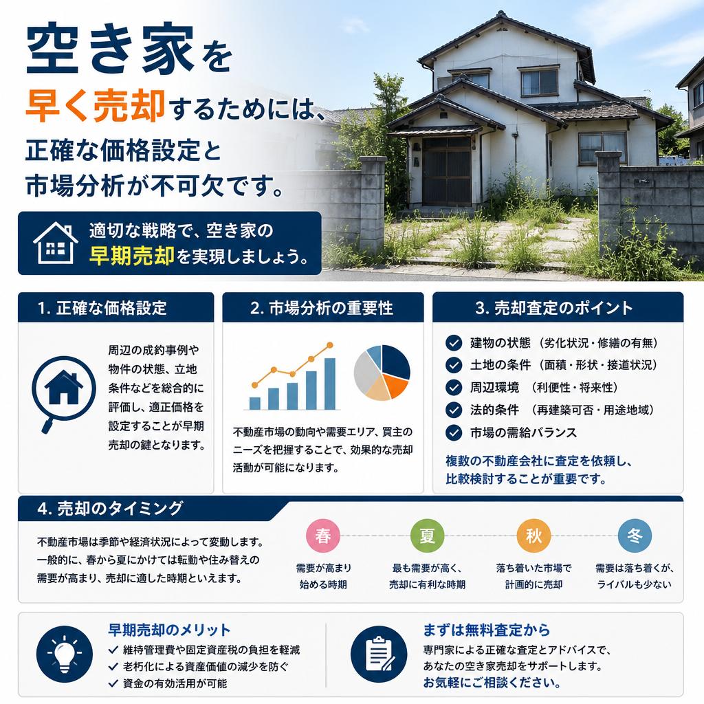 早期売却のためのコツとは?